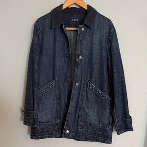 J. Crew Indigo Denim Jacket with Button Details